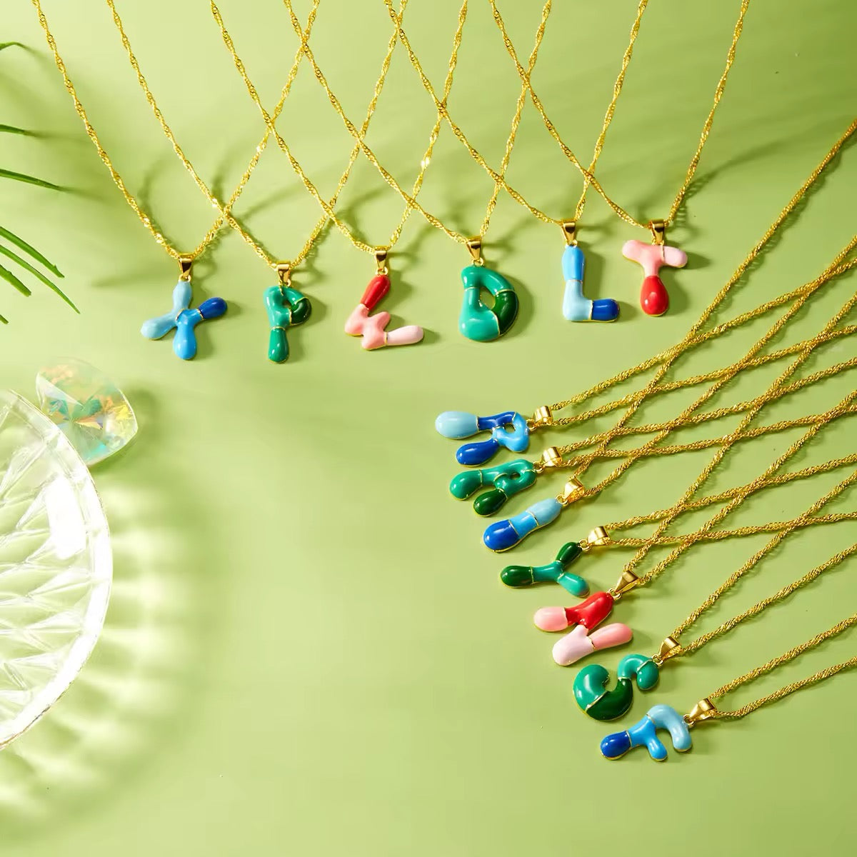 Bubble Letter Necklace