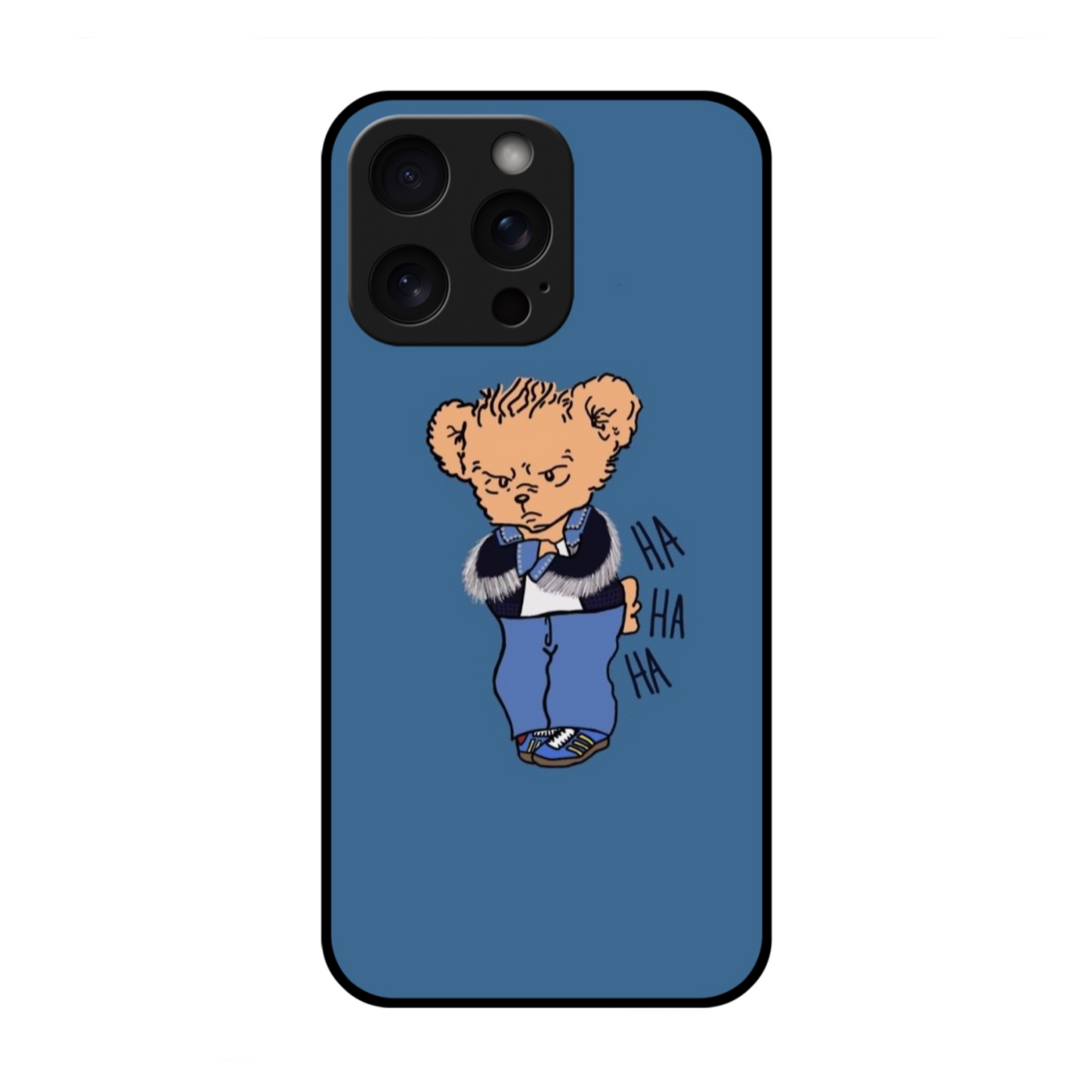 Harry Bear Glass Phone Case