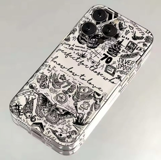 One Direction Tattoos Clear Phone Case