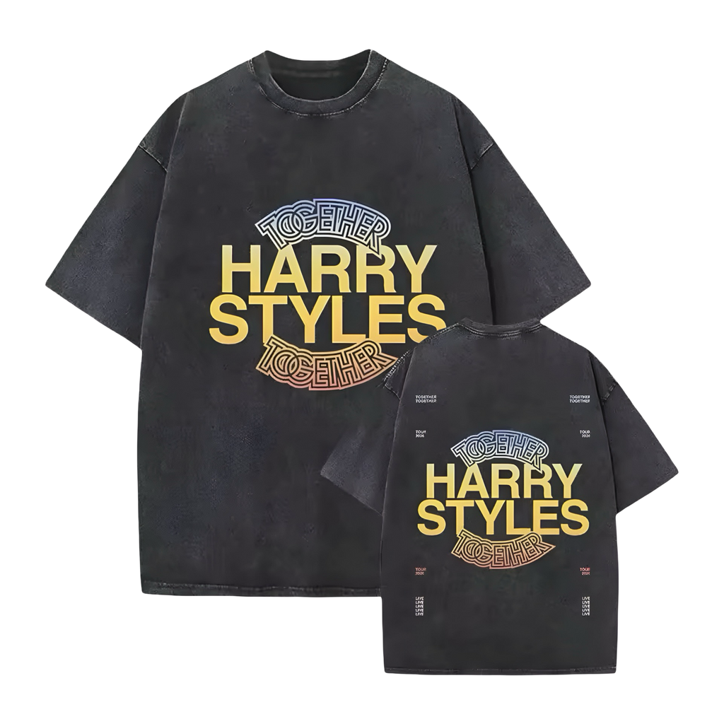 Kiss All The Time. Disco, Occasionally. Double Sided Oversized Tee