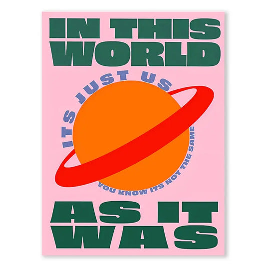 As It Was Poster