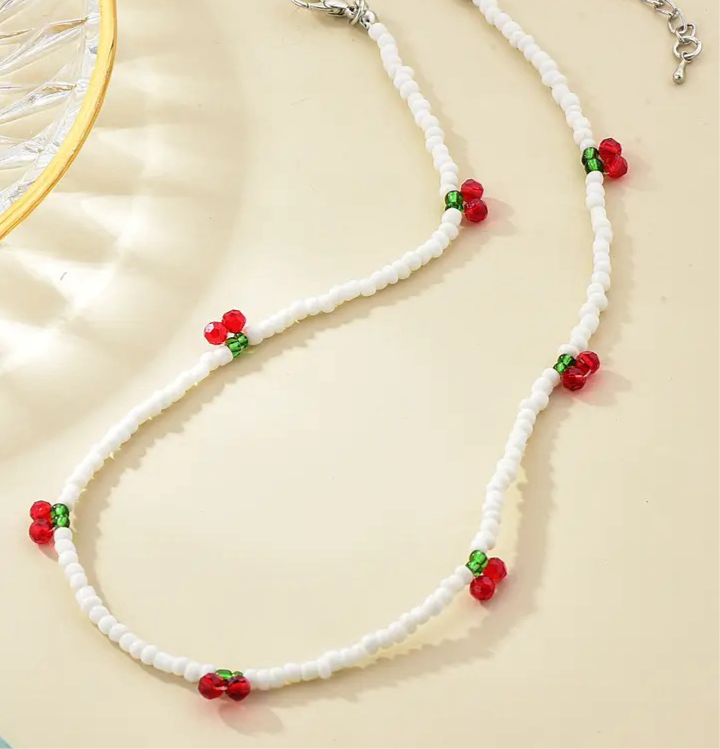 Cherry Choker Necklace