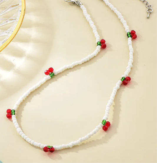 Cherry Choker Necklace