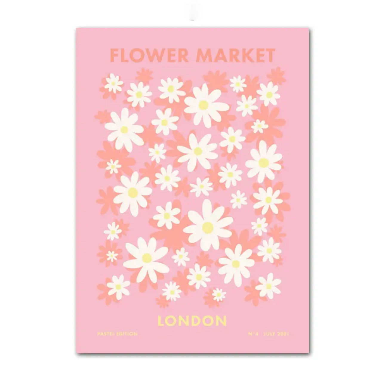 London Flower Market Poster