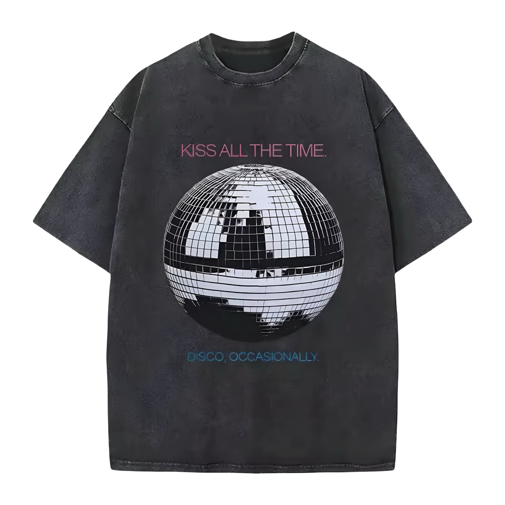 Kiss All The Time. Disco, Occasionally. Oversized Tee