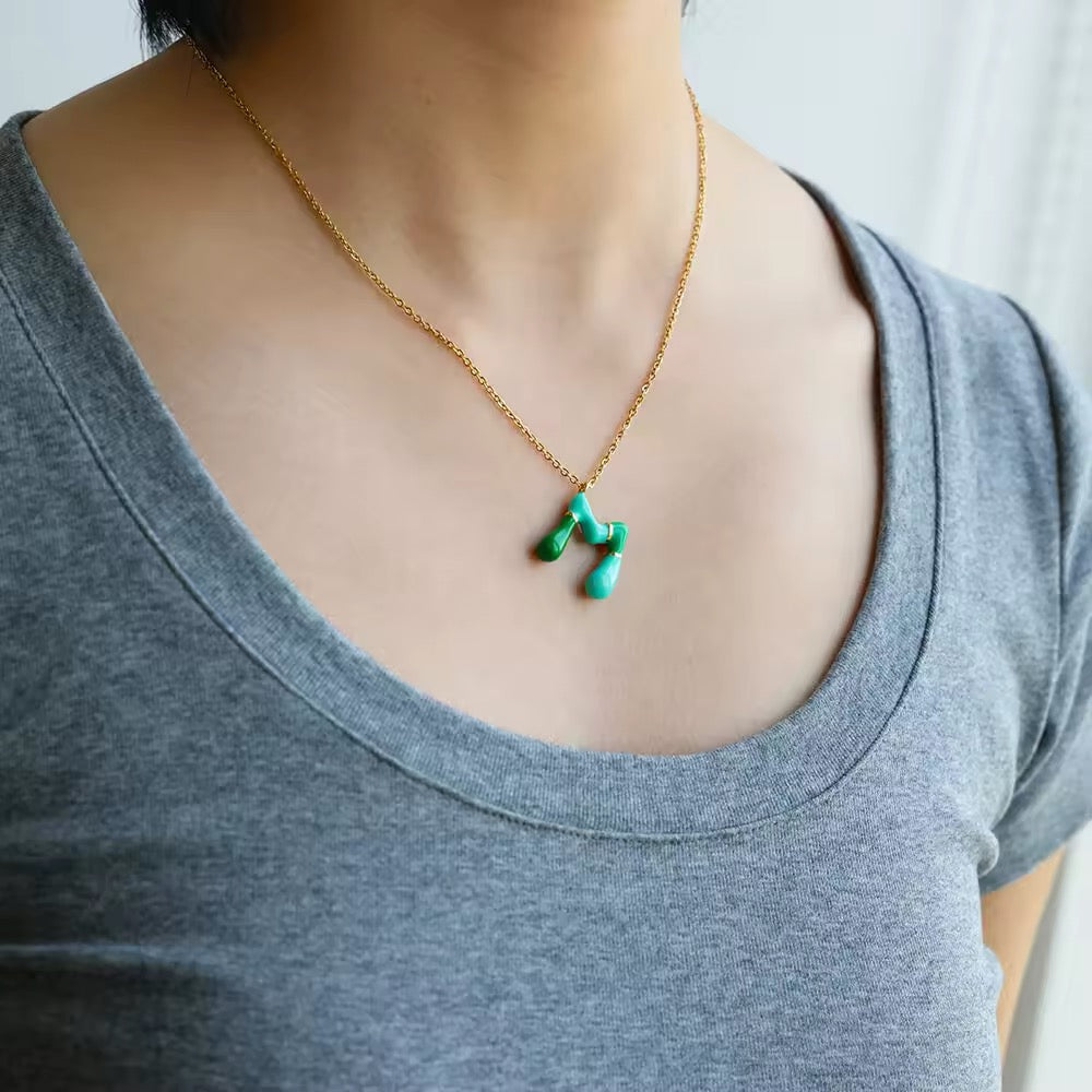 Bubble Letter Necklace