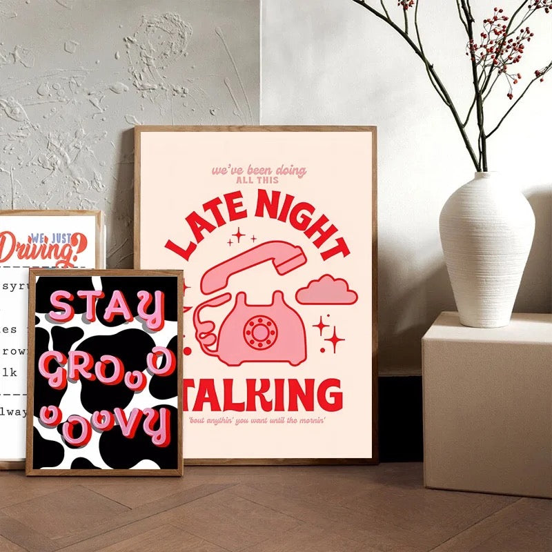 Late Night Talking Poster