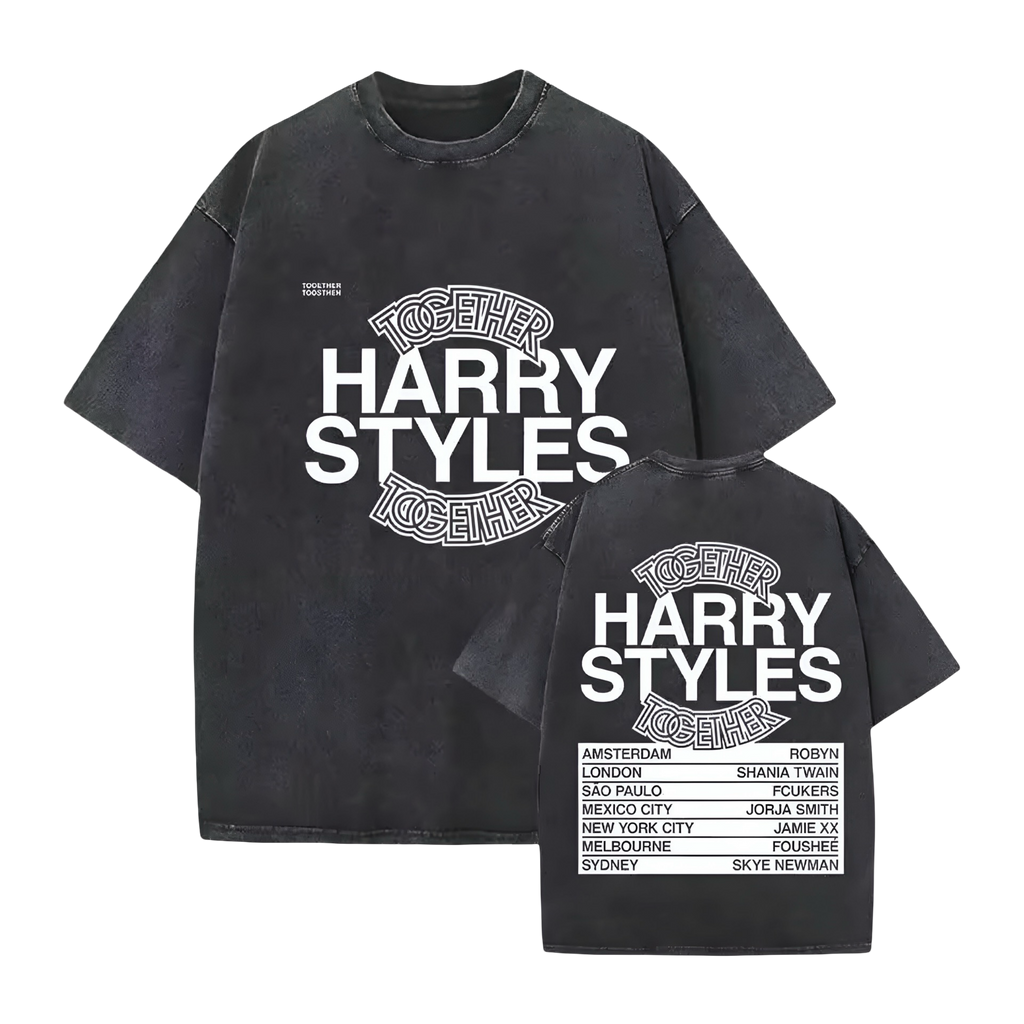 Kiss All The Time. Disco, Occasionally. Double Sided Oversized Tee