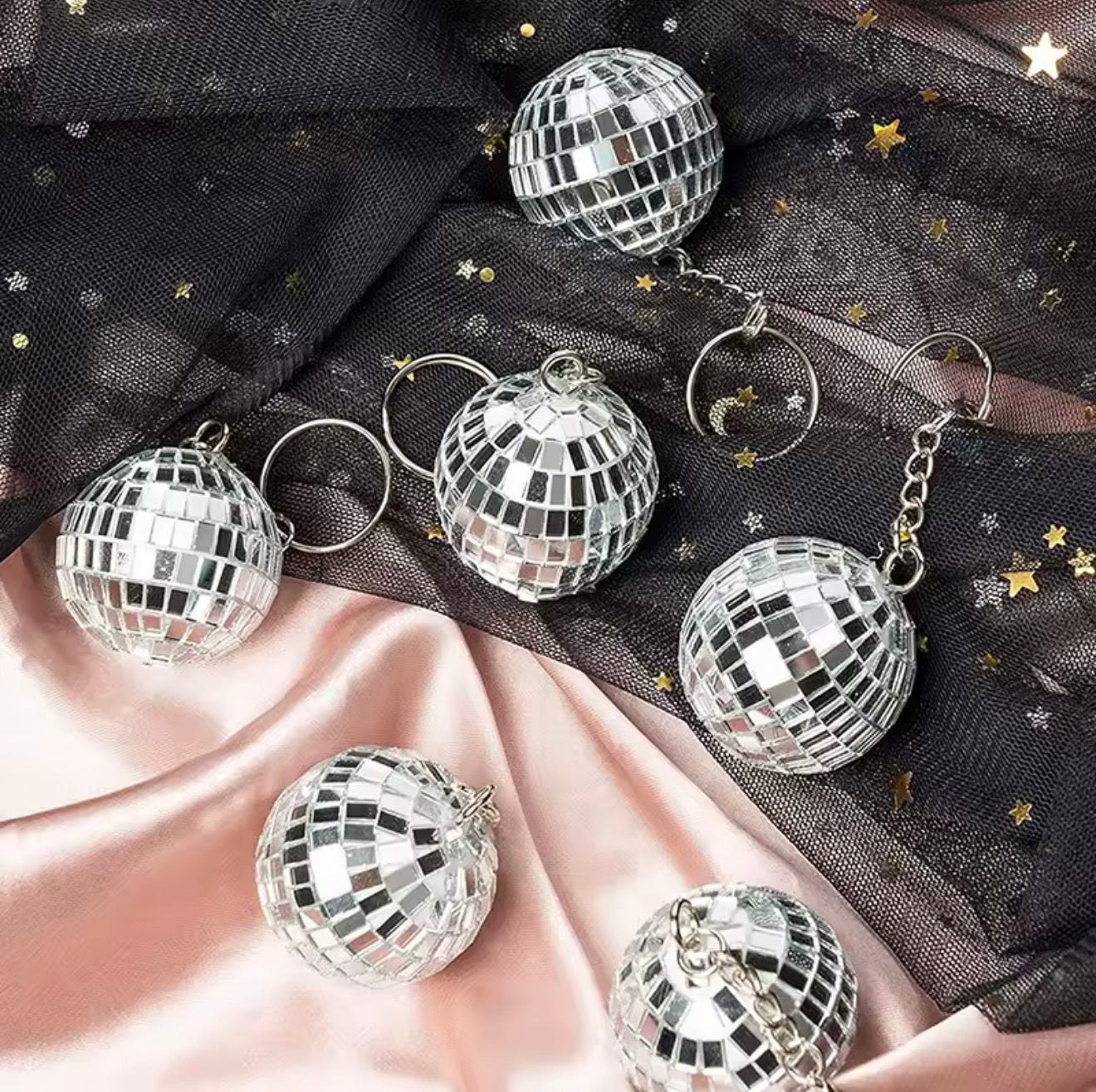 Disco Ball Keychain