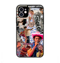 Harry Styles Collage Glass Phone Case