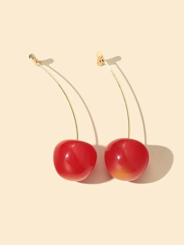 Cherry Drop Earrings