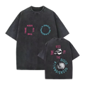 Kiss All The Time. Disco, Occasionally. Double Sided Oversized Tee