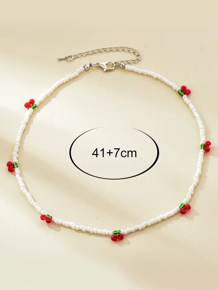 Cherry Choker Necklace