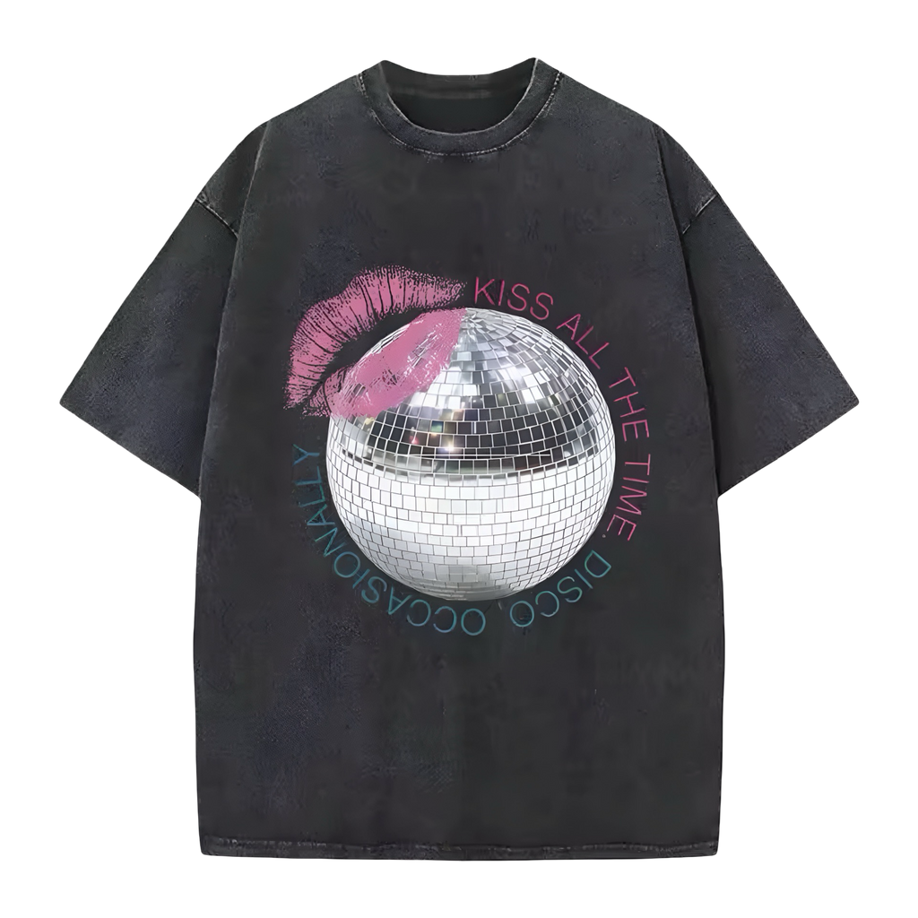 Kiss All The Time. Disco, Occasionally. Oversized Tee