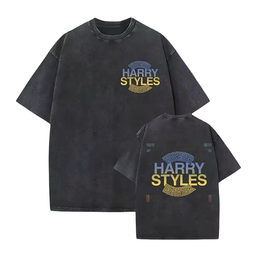 Kiss All The Time. Disco, Occasionally. Double Sided Oversized Tee