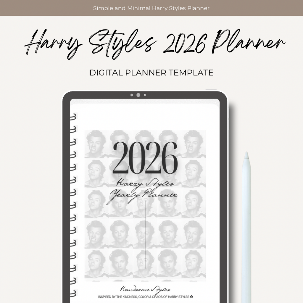 Harry Styles 2026 Digital Planner