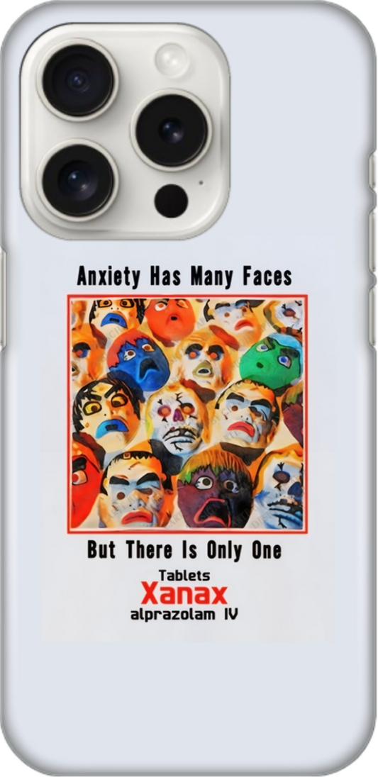 Anxiety Has Many Faces Phone Case