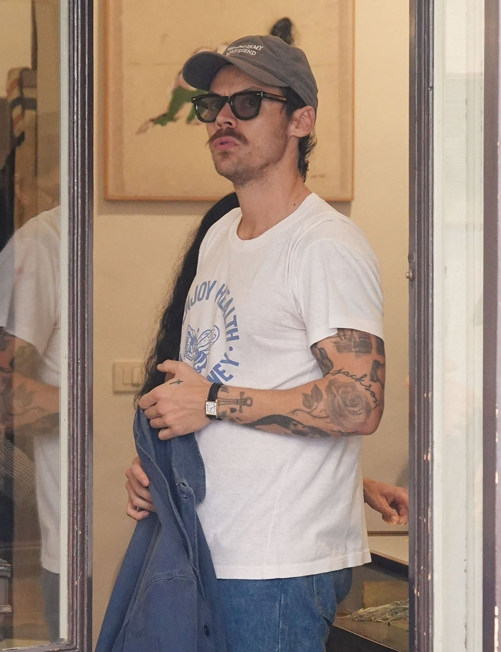 ‘Enjoy Health Eat Your Honey’ Glass Phone Case