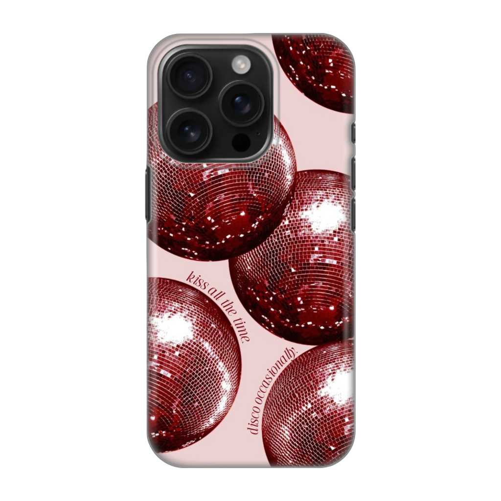 Kiss All The Time. Disco Occasionally. Phone Case