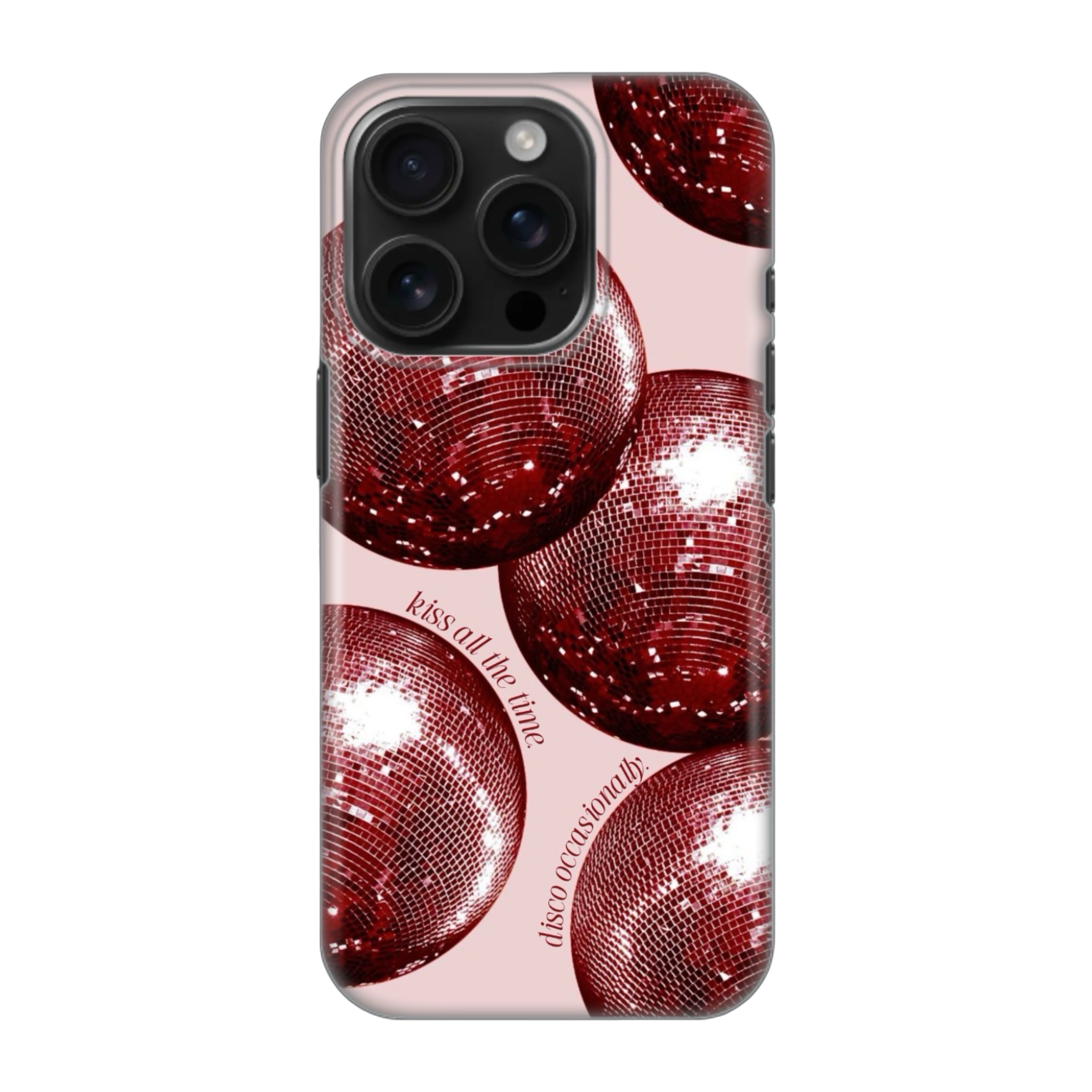 Kiss All The Time. Disco Occasionally. Phone Case
