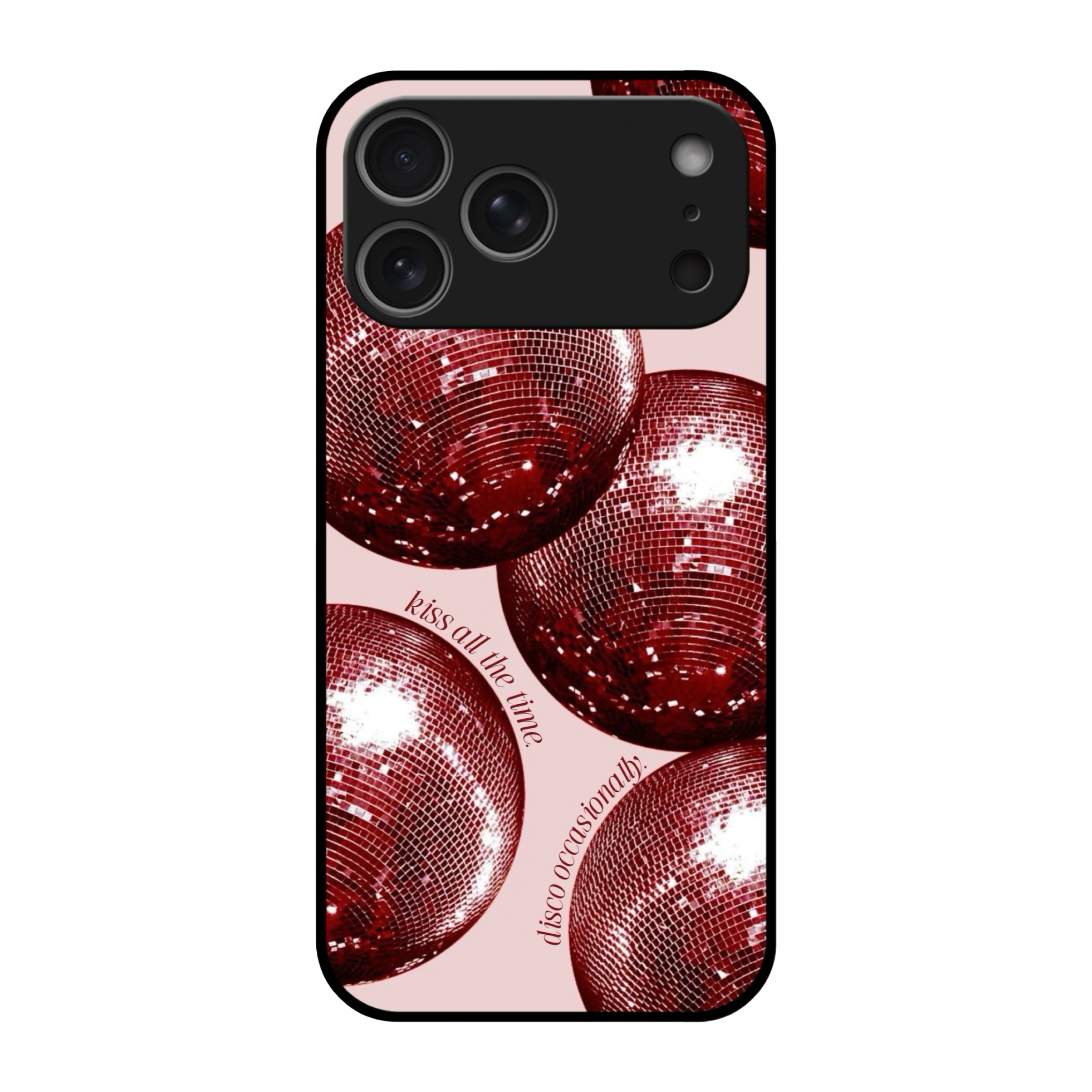 Kiss All The Time. Disco Occasionally. Phone Case
