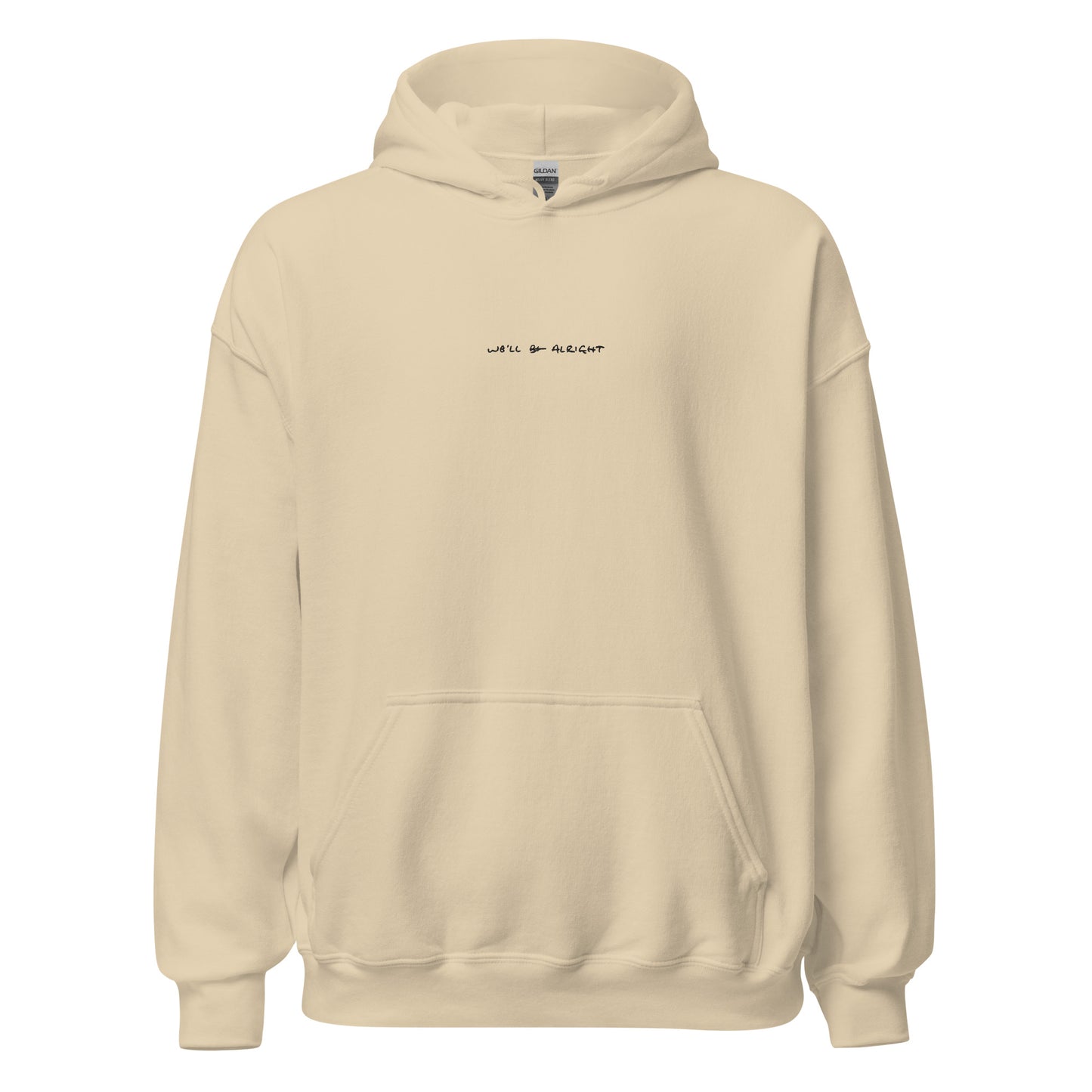 We'll Be Alright Harry's Handwriting Embroidered Hoodie