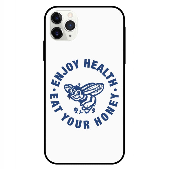 ‘Enjoy Health Eat Your Honey’ Glass Phone Case