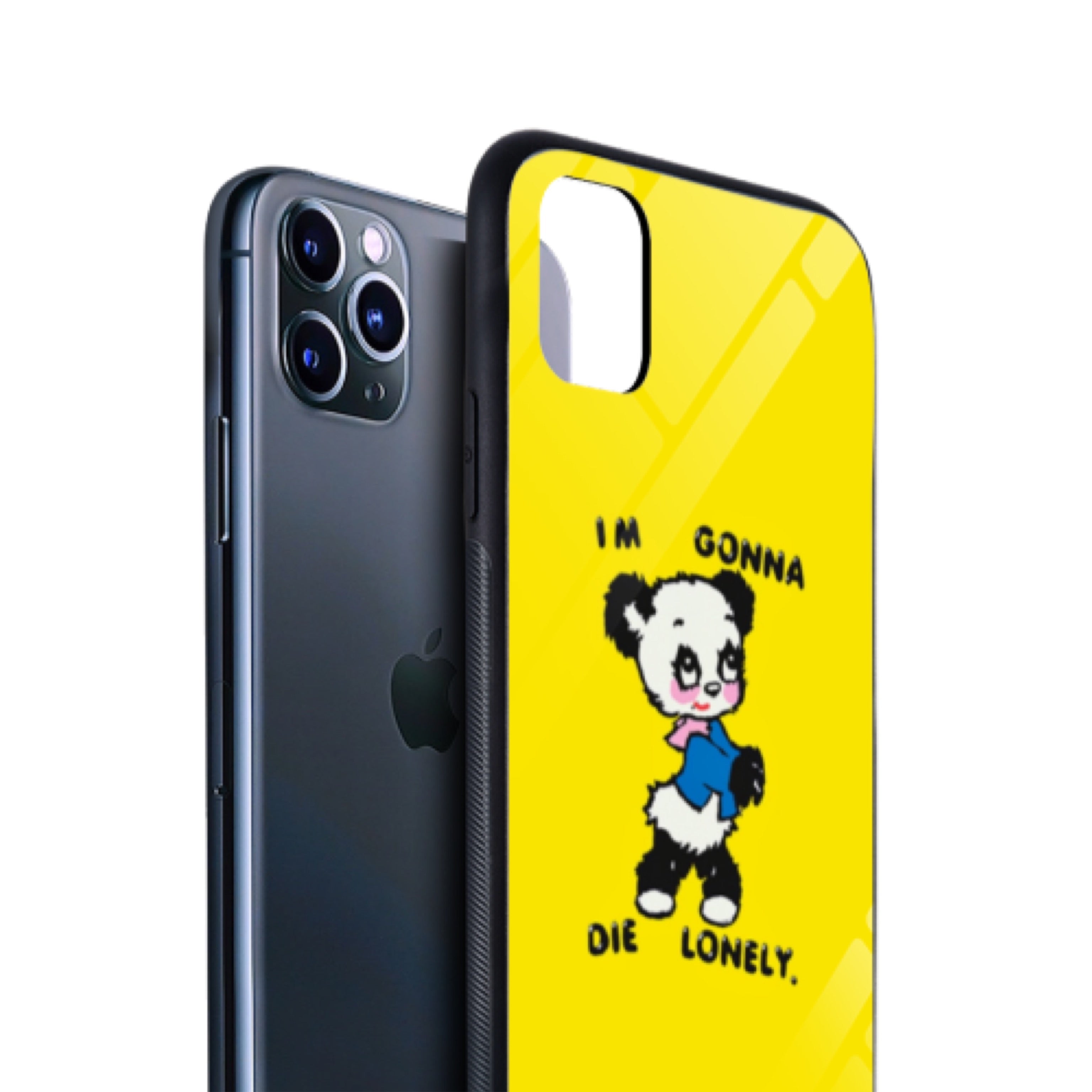 ‘I’m Gonna Die Lonely’ Glass Phone Case