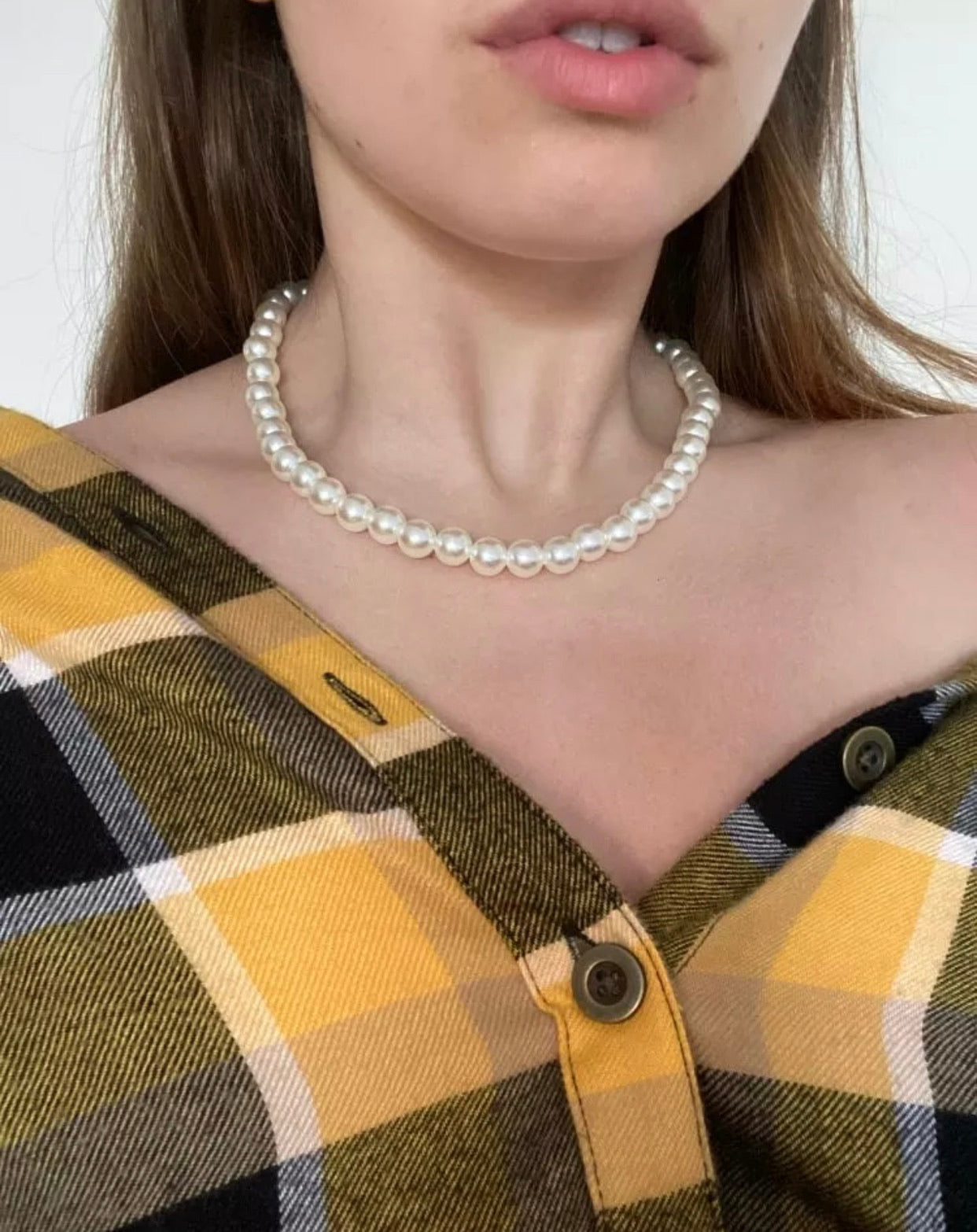 Harry Styles Pearl Necklace