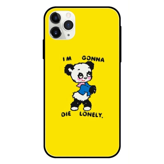 ‘I’m Gonna Die Lonely’ Glass Phone Case