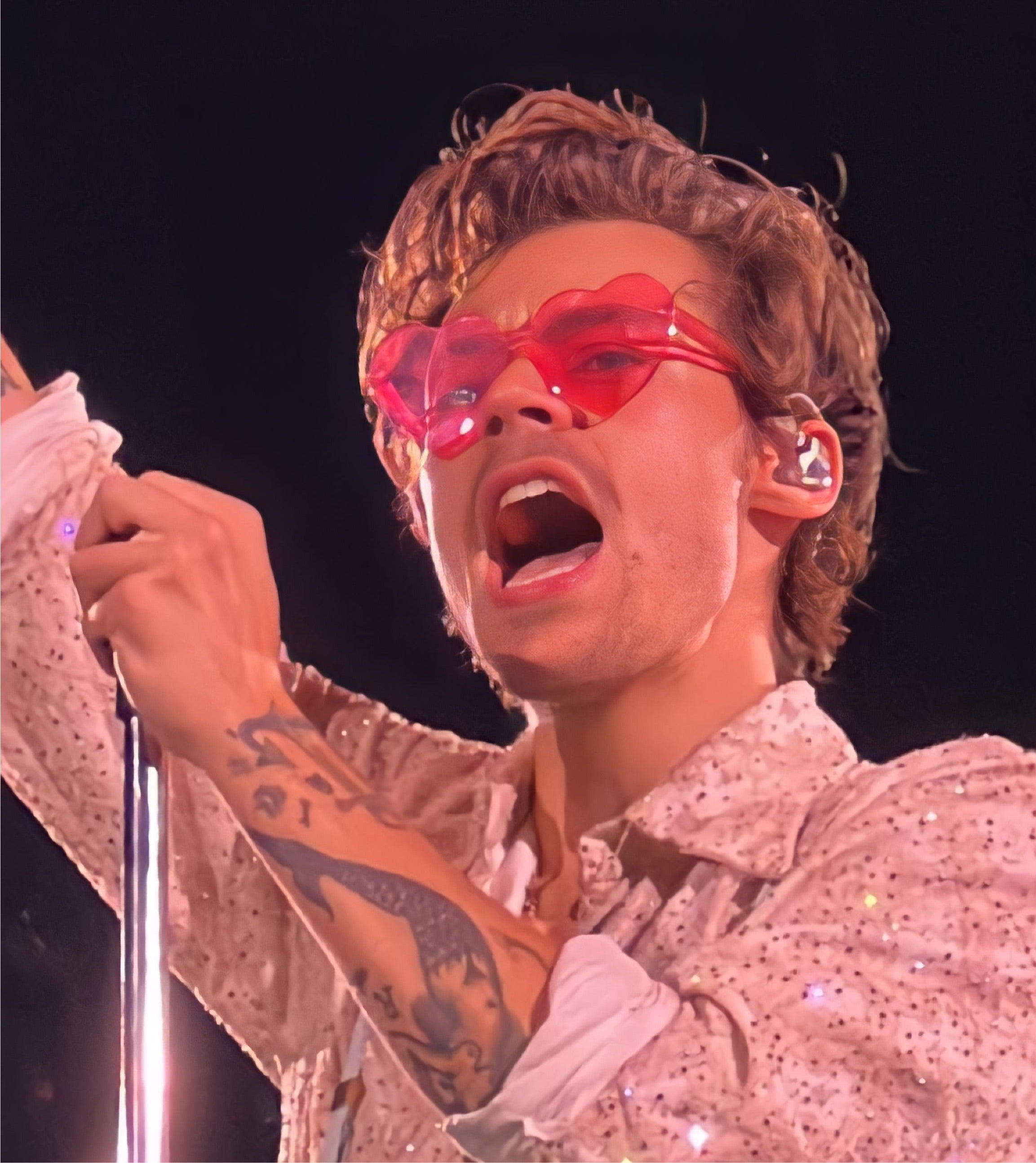 Harry Styles Heart Sunglasses